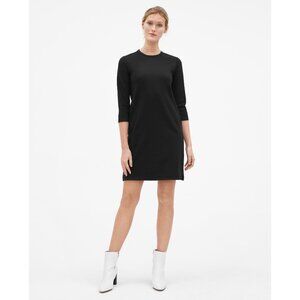 Filippa K "Pocket Shift Dress" in Black Jersey, size Small